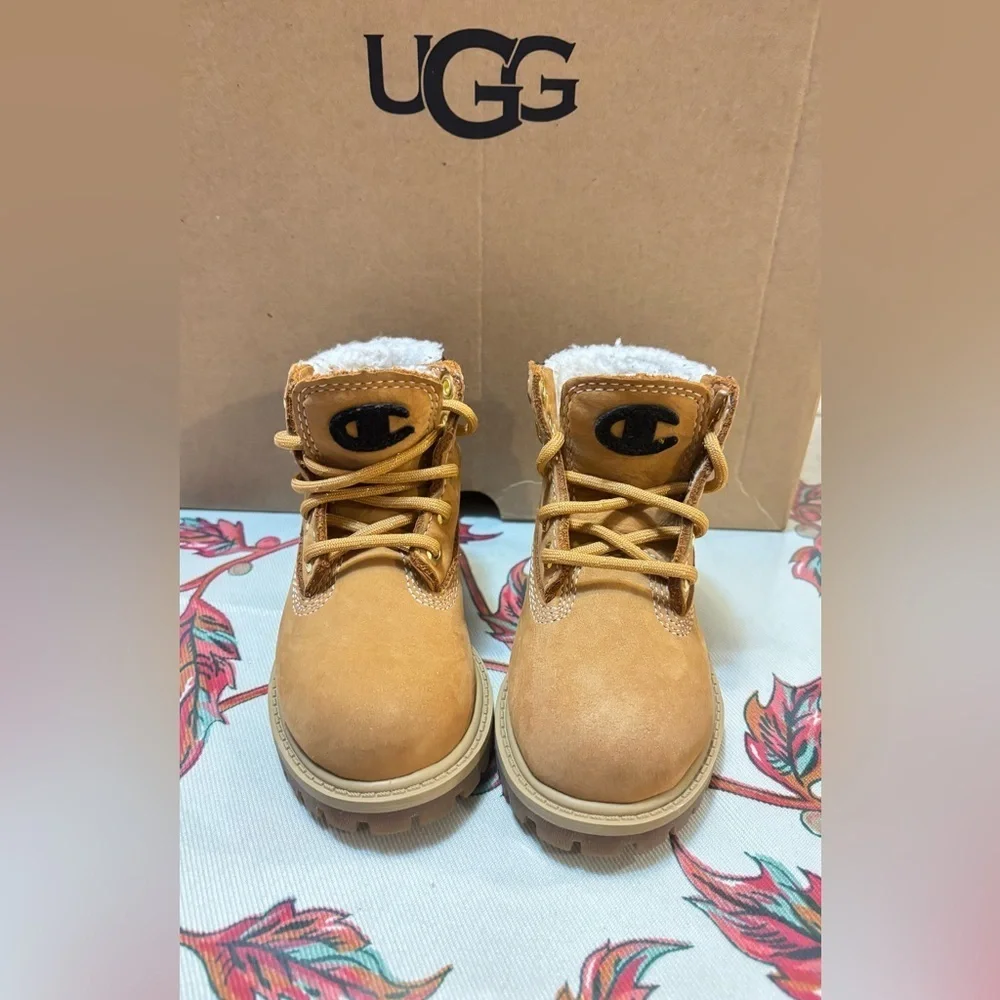 Timberland X Champion toddler boots